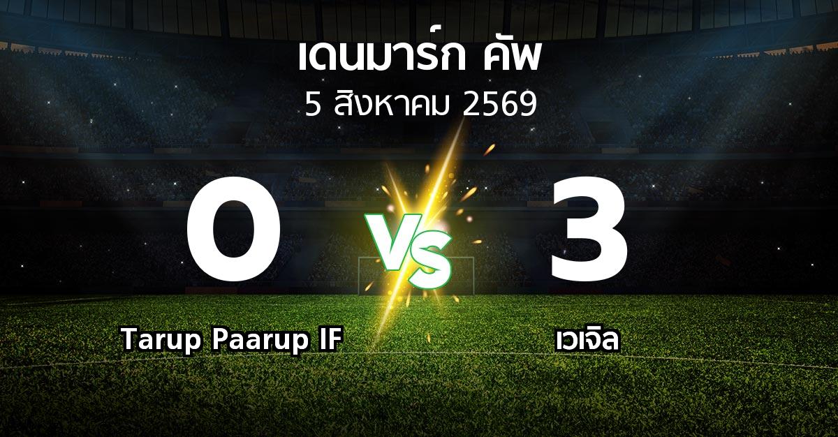 ผลบอล : Tarup Paarup IF vs เวเจิล (เดนมาร์ก-คัพ 2026-2027)
