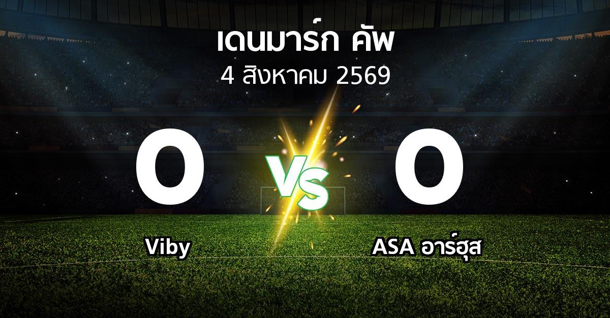 ผลบอล : Viby vs ASA อาร์ฮุส (เดนมาร์ก-คัพ 2026-2027)