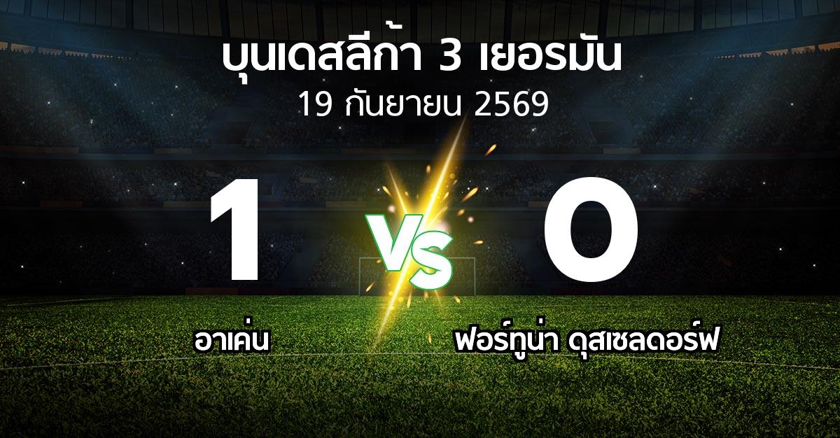 ผลบอล : อาเค่น vs ฟอร์ทูน่า ดุสเซลดอร์ฟ (บุนเดสลีก้า-3-เยอรมัน 2026-2027)