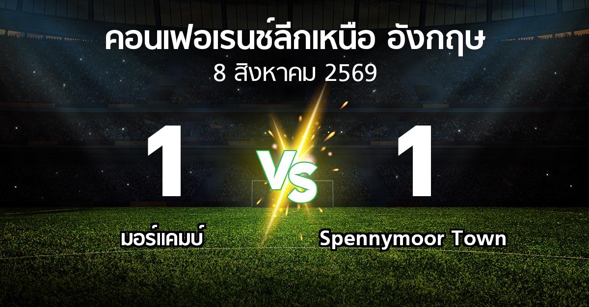 ผลบอล : มอร์แคมบ์ vs Spennymoor Town (คอนเฟอเรนช์ลีกเหนืออังกฤษ 2026-2027)