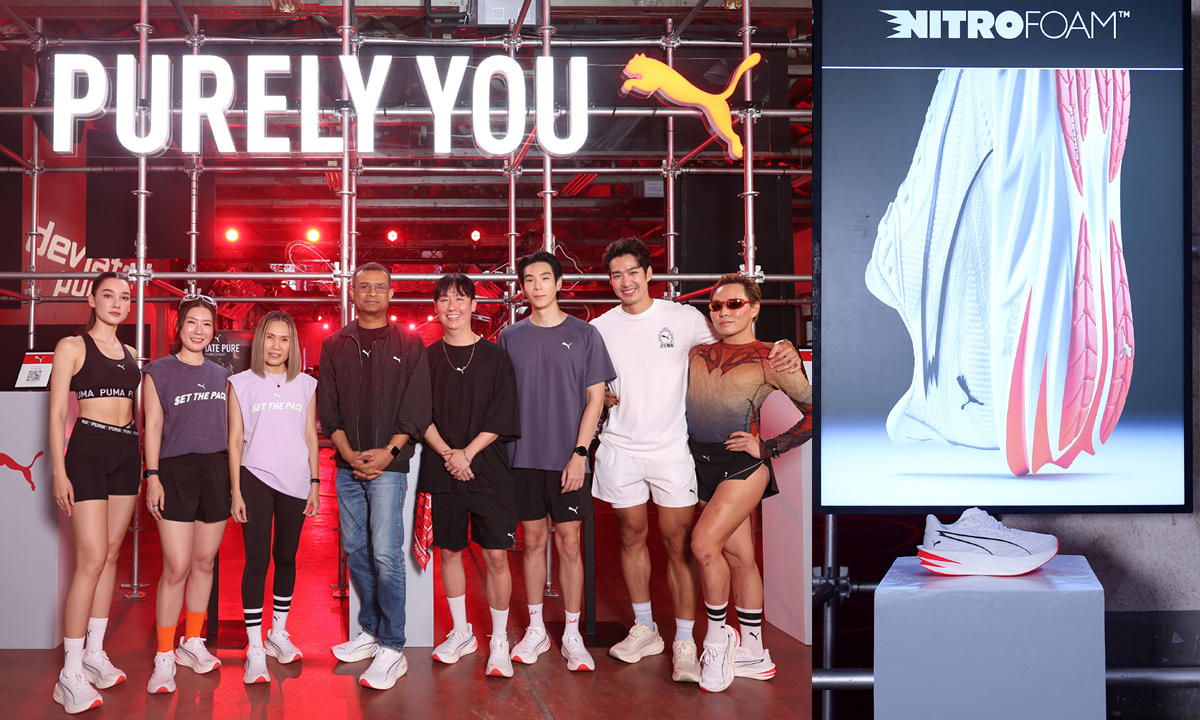 PUMA เปิดตัวรองเท้าวิ่งไร้แผ่นคาร์บอนรุ่นแรกของตระกูล DEVIATE “PUMA DEVIATE PURE NITRO™”