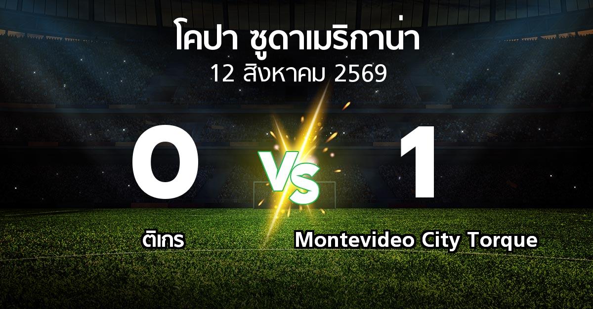 ผลบอล : ติเกร vs Montevideo City Torque (โคปา-ซูดาเมริกาน่า 2026)