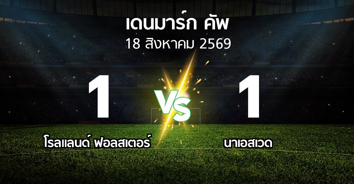 ผลบอล : โรลแลนด์ ฟอลสเตอร์ vs นาเอสเวด (เดนมาร์ก-คัพ 2026-2027)