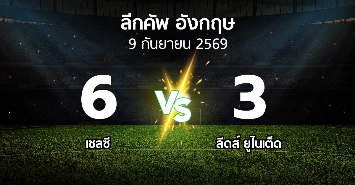 ผลบอล : เชลซี vs ลีดส์ ยูไนเต็ด (ลีกคัพ 2026-2027)