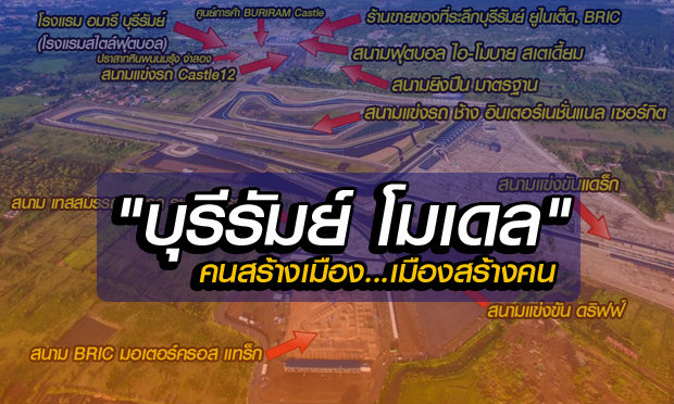 สปอร์ตซิตี้ สไตล์ "บุรีรัมย์ โมเดล" คนสร้างเมือง...เมืองสร้างคน  / โดย บ.ส้มซิ่ง