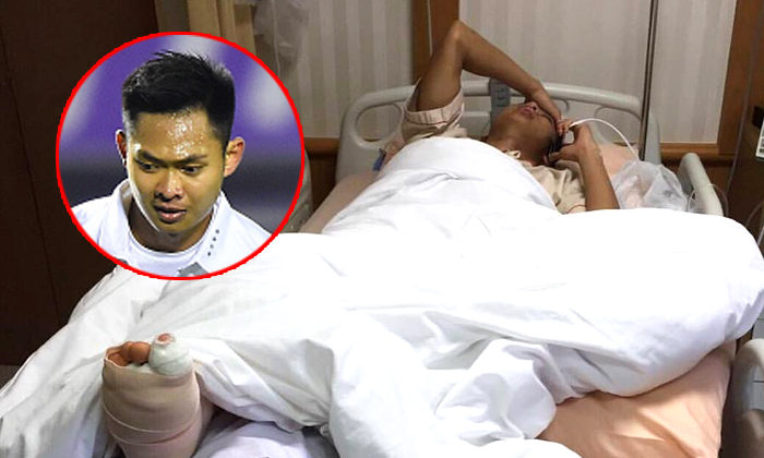 บุรีรัมย์, ทีมชาติไทยU-21, ปวดตับ! สิทธิโชค กระดูกหลังเท้าหัก พักยาวครึ่งปี