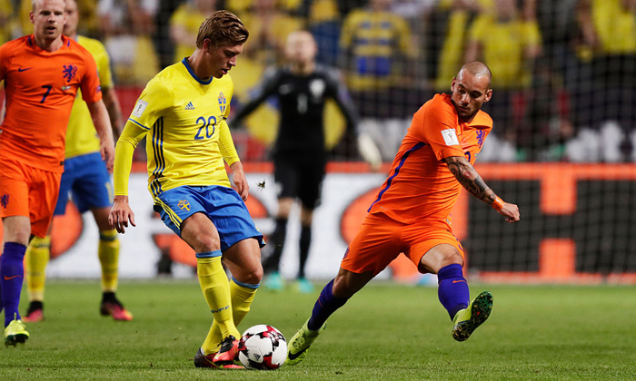 ประเดิมเจ๊า! "ฮอลแลนด์" บุกไล่ตี "สวีเดน" 1-1 คัดบอลโลก