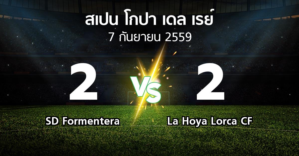 ผลบอล : SD Formentera vs La Hoya Lorca CF (สเปน-โกปาเดลเรย์ 2016-2017)
