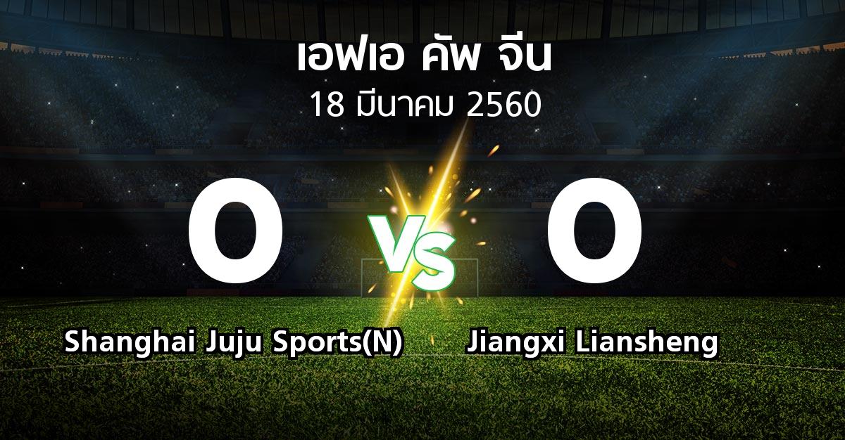 ผลบอล : Shanghai Juju Sports(N) vs Jiangxi Liansheng (เอฟเอ-คัพ-จีน 2017)