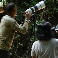  “บ้านขามสายน้ำมีชีวิต” ส่องนกกินปลีคอแดง ดอกไม้ป่าสีสันสวยงาม