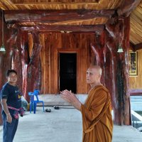 สุดทึ่ง! นำไม้ประดู่ไม้ยืนต้น สร้างอุโบสถกลางน้ำใหญ่สุดในประเทศ