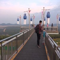กางเต็นท์ชมทะเลหมอกยามเช้า ที่การไฟฟ้าแม่เมาะ