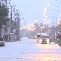 สงขลาฝนถล่มหนักน้ำท่วมเมือง ต้องปิดโรงเรียน
