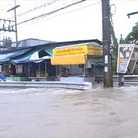 สงขลาฝนถล่มหนักน้ำท่วมเมือง ต้องปิดโรงเรียน