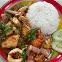ร้านไอ้เคราต้มตุ๋นทะเลเดือด เมนูอาหารทะเล หลากหลาย