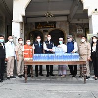 รัฐมนตรีเกษตรฯ ติดตามสถานการณ์น้ำบริเวณพื้นที่ลุ่มต่ำนอกแนวคันกั้นน้ำ แม่น้ำเจ้าพระยา