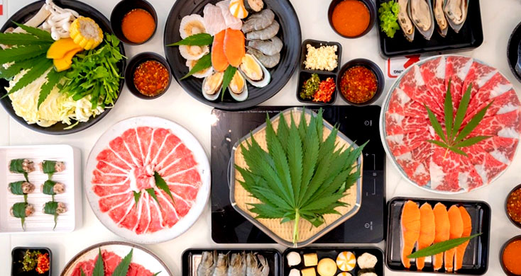 เอาใจสายเขียว! ร้านชาบูนำกัญชาเมนูเด่น ชูน้ำซุปอารมณ์ดียำขำขัน