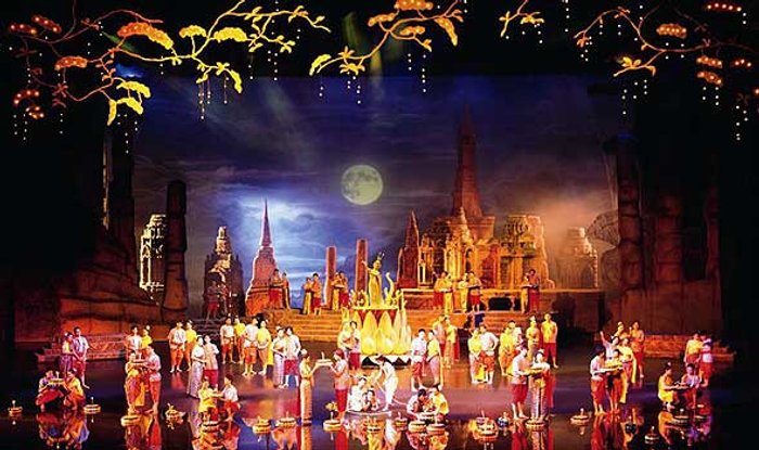 สืบสานประเพณีไทยลอยกระทงประทีป ที่สยามนิรมิต