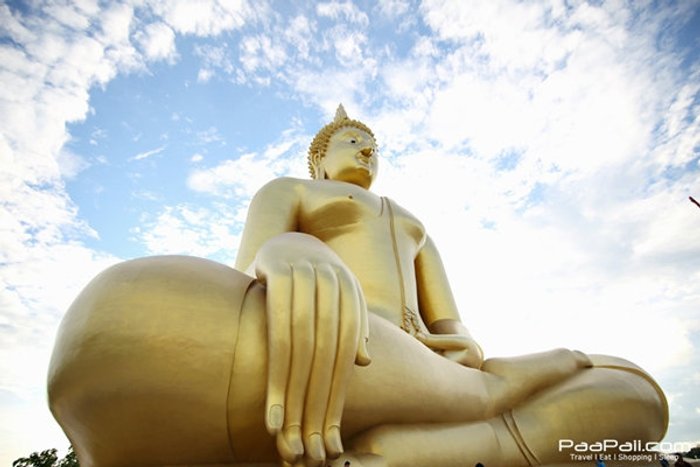 แวะ "อ่างทอง" ไหว้พระที่ใหญ่ที่สุดในโลก “หลวงพ่อใหญ่” ณ วัดม่วง
