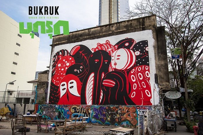 ปักหมุด! จุดถ่ายรูปงาน Street Art 'บุกรุก' (BUKRUK) ใจกลางกรุง