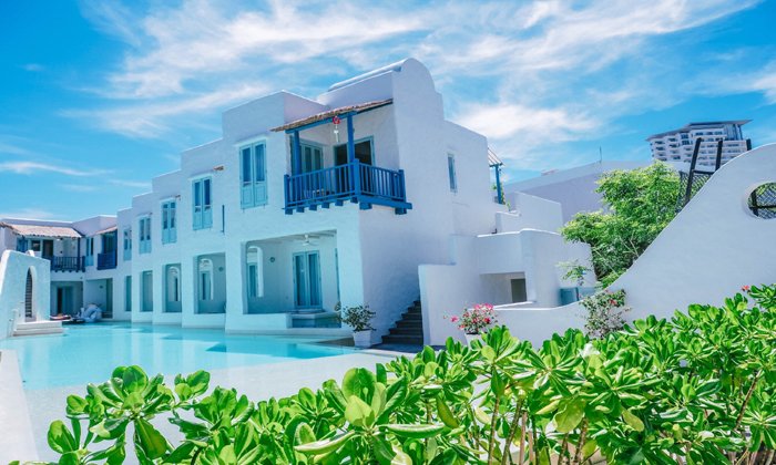 Resort de Paskani Huahin เอนตัว พักกายในสไตล์ซานโตรินี