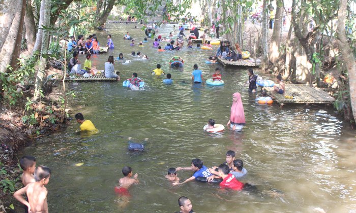 คลองกุนุงจนอง แหล่งเล่นน้ำคลายร้อน สถานที่ท่องเที่ยวแห่งใหม่ของเมืองเบตง