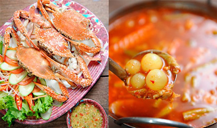 โอเอ็กซ์ ซีฟู้ด กินอาหารทะั้เลสดๆ ติดชายทะเล