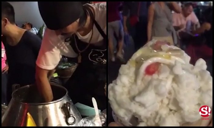 ลัดเลาะ "เยาวราช" ชิม ไอศกรีมกะทิสด..ราดซอสเกสรดอกมะพร้าว