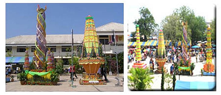 งานประเพณีโฮมบุญออกพรรษา "งานแห่กระธูป"