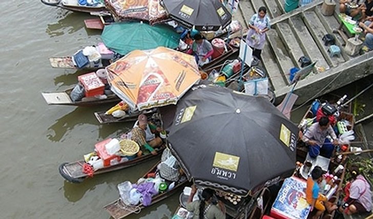 เที่ยวดอนหอยหลอด-เดินเล่นตลาดน้ำอัมพวา