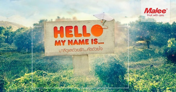 Malee ปลุกความครีเอทของคนไทย ผุดแคมเปญ Hello My Name Is… ชวนคนไทยตั้งชื่อให้ “ต้นส้ม”