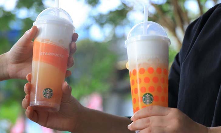 โปรโมชันจุกๆ จาก Starbucks เมนู Peach Cloud with Jelly 1 แถม 1