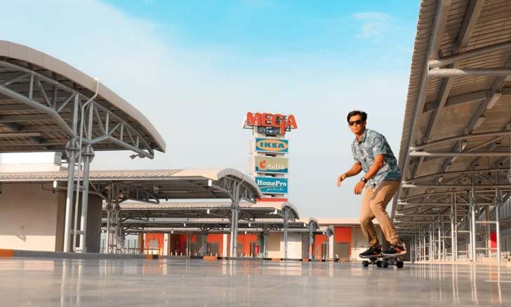 Mega Bangna เปิดพื้นที่เล่น Surf Skate บนดาดฟ้า พื้นที่กว้างกว่า 9,000 ตารางเมตร
