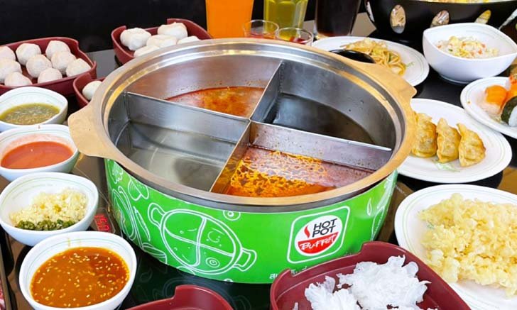 Hot Pot เปิดโปรจัดหนักมา 4 จ่าย 2 เนื้อวัว เนื้อหมู ซูชิไม่อั้น!