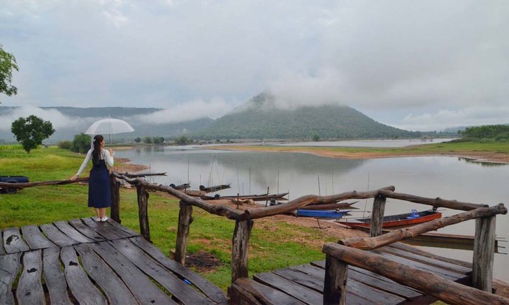 หลังฝนรินสดใส สร้างไอหมอกล้อมฟูจิครบุรีโคราช