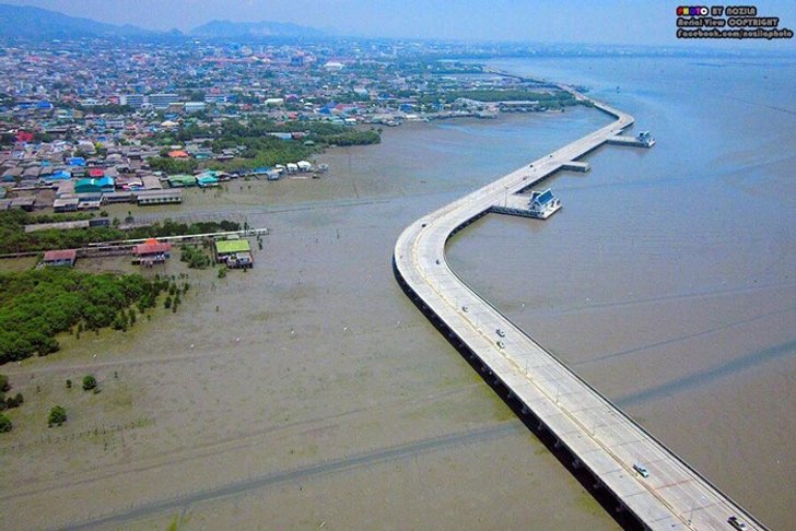 ข่าวดี..ของคนใช้รถ เปิดแล้ว! สะพานเลียบชายหาดชลบุรี