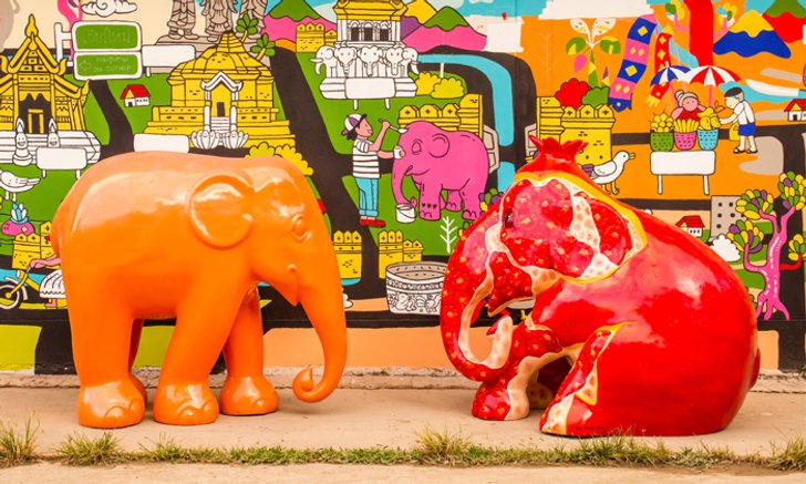 ELEPHANT PARADE เดินทางกลับถิ่นกำเนิดสู่เมืองเชียงใหม่แล้ว