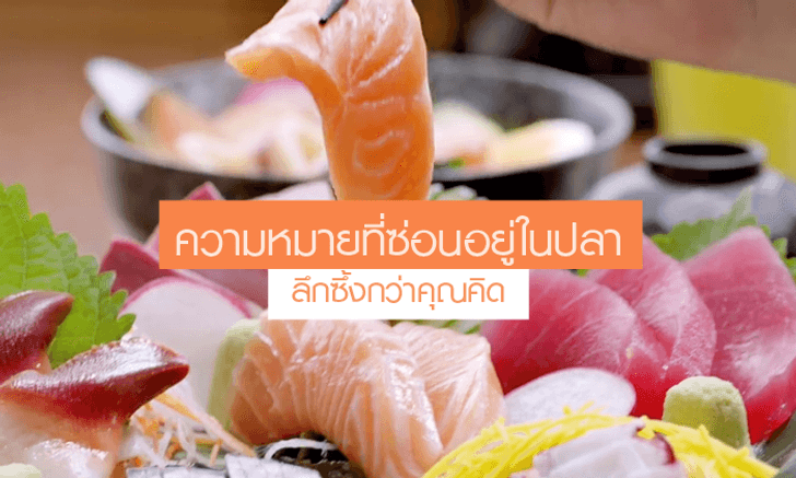 ความหมายที่ซ่อนอยู่ในปลา ลึกซึ้งกว่าคุณคิด
