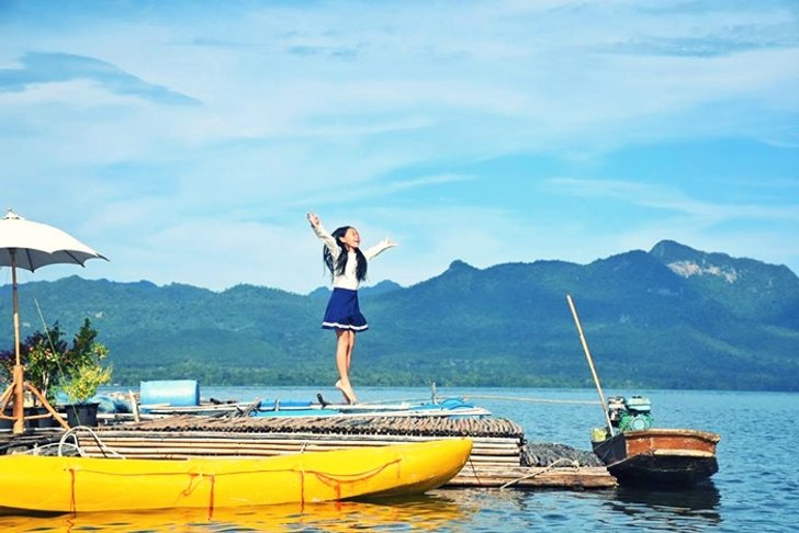 ที่พักกาญจนบุรี Sweet Home Floating House