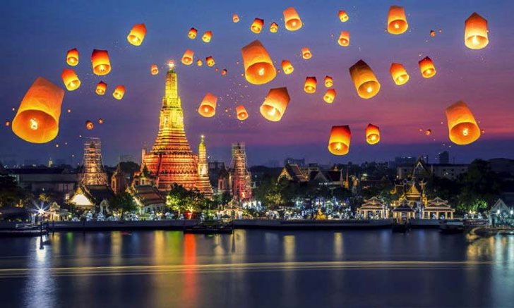 รวม 10 สถานที่จัดงานลอยกระทงน่าไป ในกรุงเทพ ประจำปี 2560