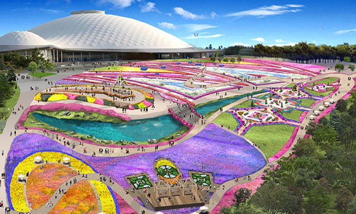 ชมความงามสุดอลังการของดอกไม้กว่า 10 ล้านดอกในงาน Yamaguchi Yume Flower Expo