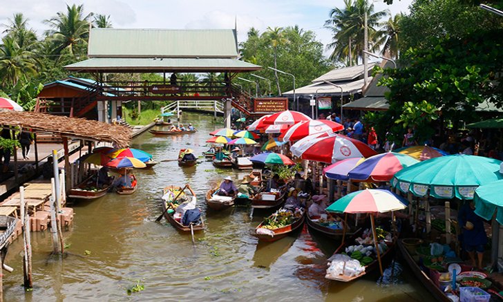 ตลาดน้ำท่าคา มนต์เสน่ห์ตลาดน้ำกลางสวนไพร @สมุทรสงคราม