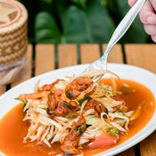 ลาบเป็ดต้องร้านนี้ “ยอดลาบเป็ดอุดร” พระราม 9 ซอย 49