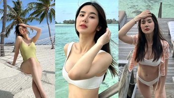 มัลดีฟส์ร้อนฉ่า! นุ่น สุทธิภา กับชุดสวยแซ่บเที่ยวมัลดีฟส์ ที่เห็นแล้วต้องกดไลก์รัวๆ