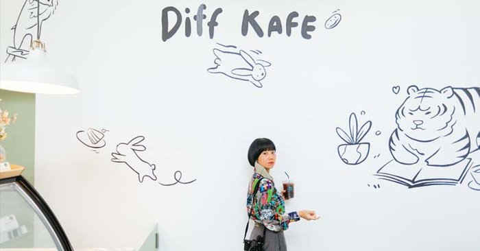 Diff Kafe คาเฟ่เปิดใหม่ หัวใจสีเขียว