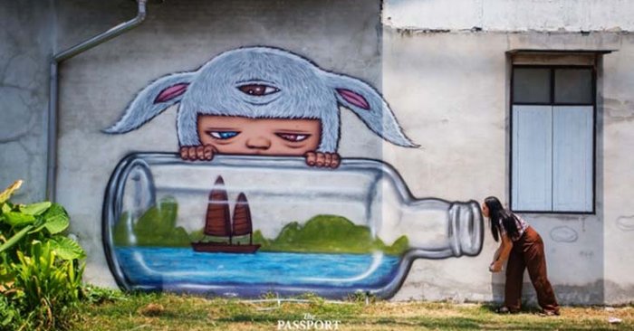 3 Street Art น้องมาร์ดี เมืองพังงา