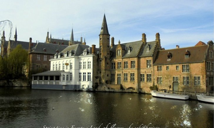 Spring Time in Europe : Land of Flowers ตอน Brugge , Belgium