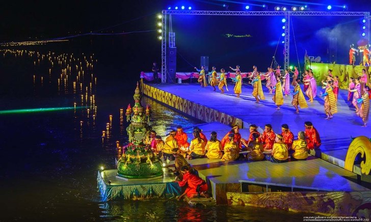 กระทงสายไหลประทีป 1,000 ดวง ปี 2563 ประเพณีสุดยิ่งใหญ่แห่งเดียวในเมืองไทย @ตาก