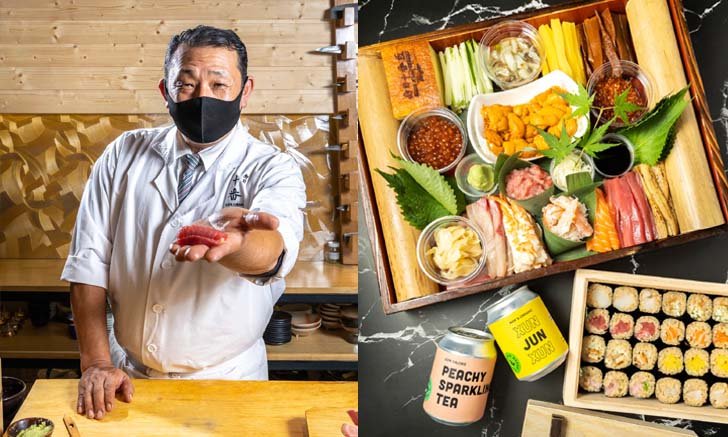 กิน Omakase ที่ร้านไม่ได้ SUSHI JUBAN จัดให้ส่งเชฟไปทำให้ถึงบ้านเลย!