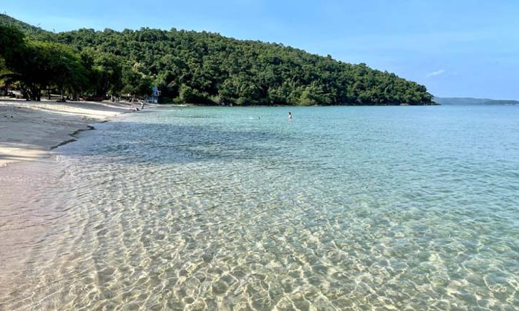 ยามเช้า ณ หาดทรายแก้ว สัตหีบ น้ำใสฟ้าสวยไม่แพ้ทะเลใต้